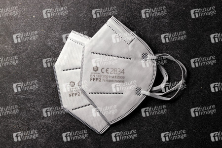 Symbolfoto Berechtigungsschein für FFP2-Masken