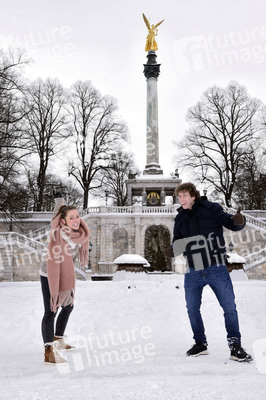 Photoshooting mit Julian Wittmann und Stephanie Liebl in München