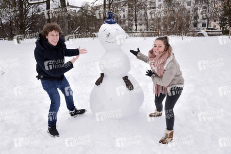 Photoshooting mit Julian Wittmann und Stephanie Liebl in München