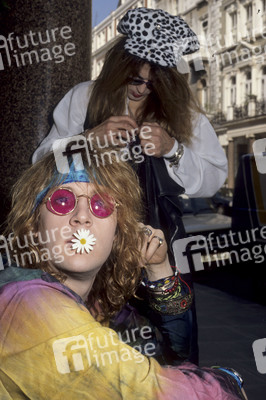 Photoshooting mit Enuff Z'Nuff in London