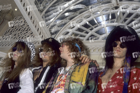 Photoshooting mit Enuff Z'Nuff in London