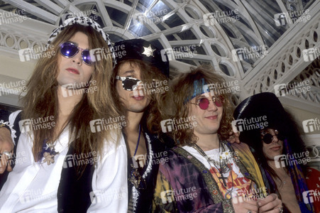 Photoshooting mit Enuff Z'Nuff in London