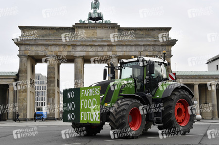 Traktor-Demonstration gegen die Agrarpoiltik der Bundesregierung in Berlin