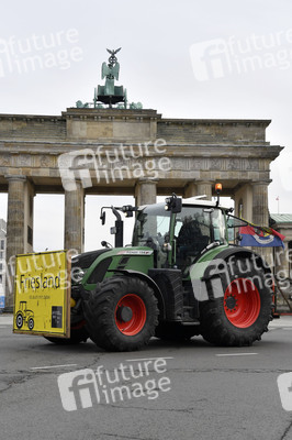 Traktor-Demonstration gegen die Agrarpoiltik der Bundesregierung in Berlin