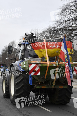 Traktor-Demonstration gegen die Agrarpoiltik der Bundesregierung in Berlin