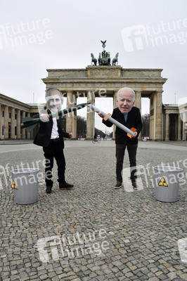 Fotoaktion 'New START-Verlängerung' in Berlin