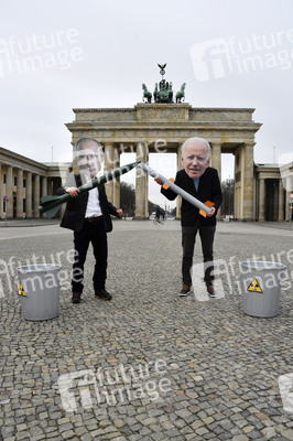 Fotoaktion 'New START-Verlängerung' in Berlin