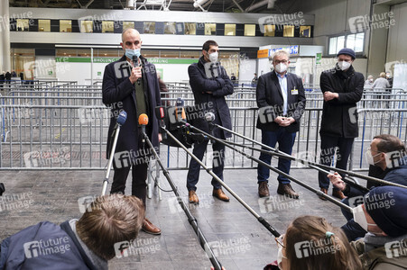 Eröffnung vom Impfzentrum in Hannover