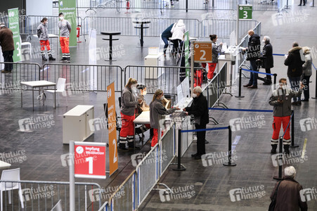 Eröffnung vom Impfzentrum in Hannover