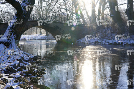 Winterliche Herrenhäuser Gärten in Hannover