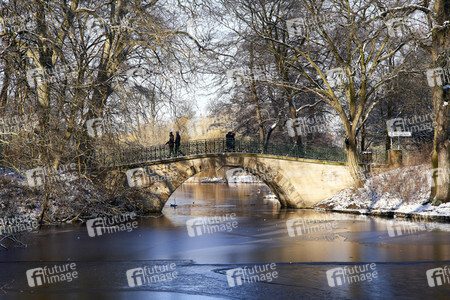 Winterliche Herrenhäuser Gärten in Hannover