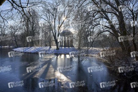 Winterliche Herrenhäuser Gärten in Hannover