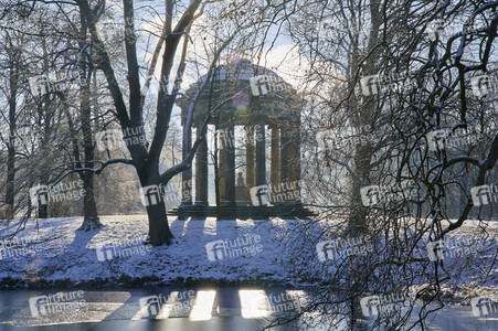 Winterliche Herrenhäuser Gärten in Hannover