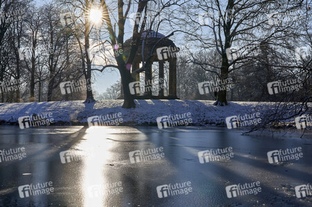 Winterliche Herrenhäuser Gärten in Hannover