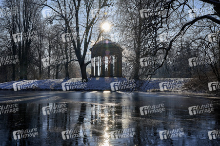 Winterliche Herrenhäuser Gärten in Hannover