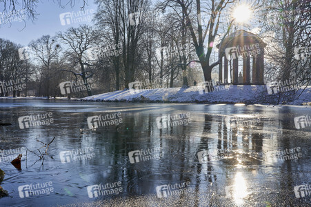 Winterliche Herrenhäuser Gärten in Hannover