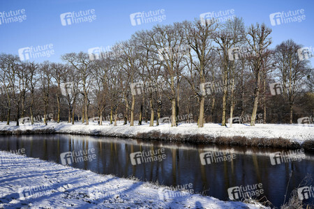 Winterliche Herrenhäuser Gärten in Hannover