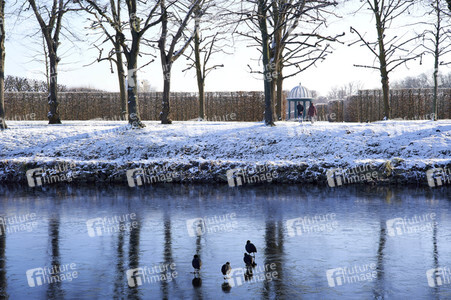 Winterliche Herrenhäuser Gärten in Hannover