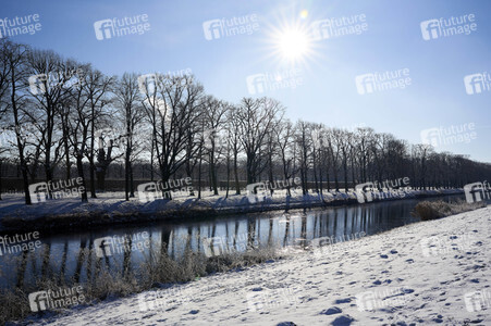 Winterliche Herrenhäuser Gärten in Hannover