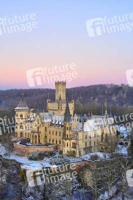 Wintermorgen am Schloss Marienburg bei Nordstemmen