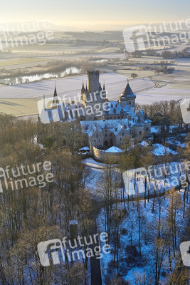 Wintermorgen am Schloss Marienburg bei Nordstemmen