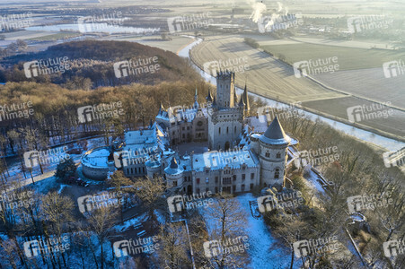 Wintermorgen am Schloss Marienburg bei Nordstemmen