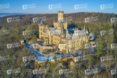 Wintermorgen am Schloss Marienburg bei Nordstemmen