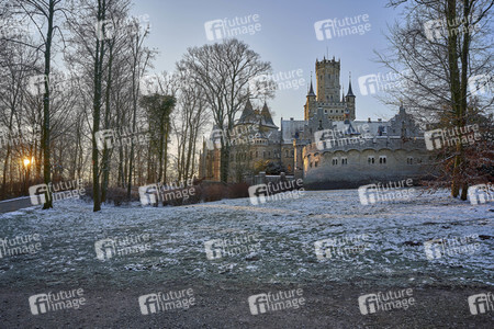 Wintermorgen am Schloss Marienburg bei Nordstemmen