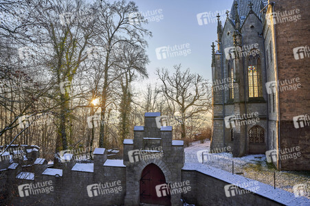Wintermorgen am Schloss Marienburg bei Nordstemmen
