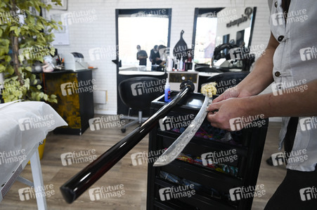 Hairdresser Alberto Olmedo in Madrid