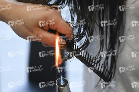 Hairdresser Alberto Olmedo in Madrid