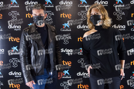 Präsentation der Moderatoren der Premios Goya 2021 in Madrid