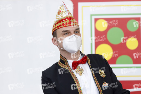 Vorstellung der Wagen des Kölner Rosenmontagszuges 2021