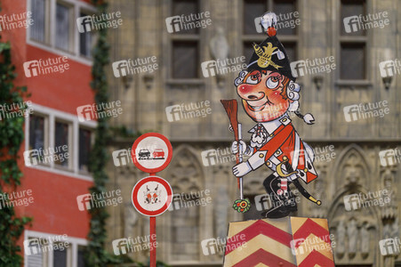 Vorstellung der Wagen des Kölner Rosenmontagszuges 2021