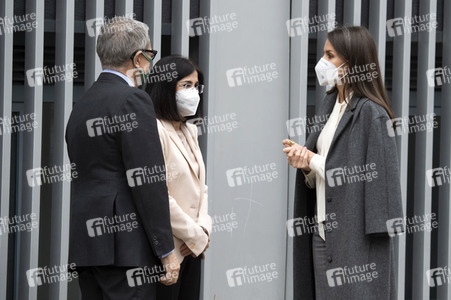 Königin Letizia von Spanien bei der AECC in Madrid