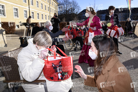 Aktion 'Fasching 2021 im Tascherl' in München