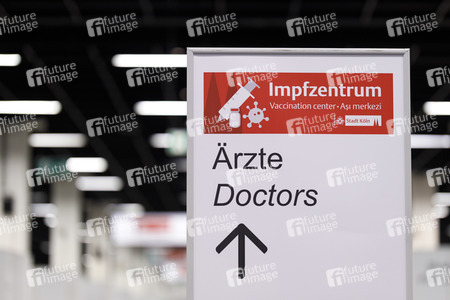Impfzentrum in Köln