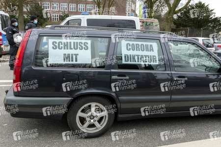 Querdenker-Demo in Hamburg