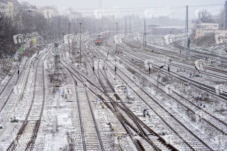 Wintereinbruch in Berlin