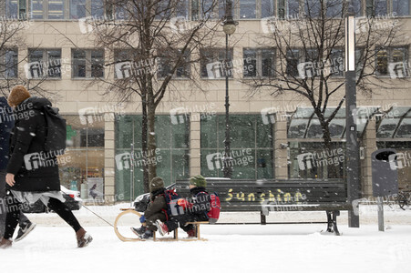 Wintereinbruch in Berlin