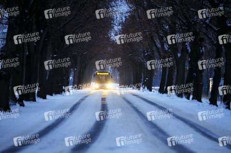 Wintereinbruch in Brandenburg