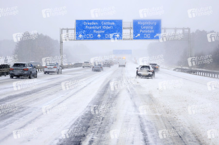 Wintereinbruch in Brandenburg
