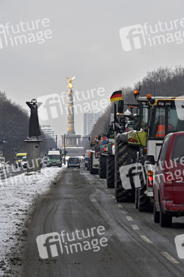 Traktor-Demonstration gegen die Agrarpoiltik der Bundesregierung in Berlin