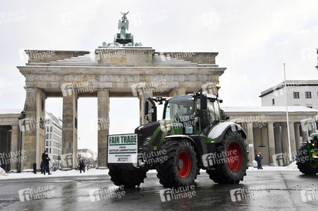 Traktor-Demonstration gegen die Agrarpoiltik der Bundesregierung in Berlin