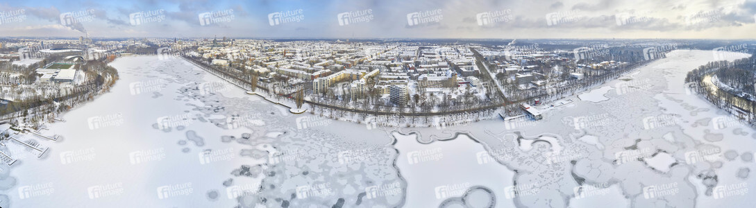 Luftbild vom Maschsee in Hannover