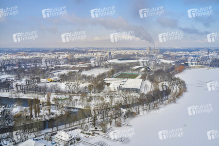 Luftbild vom Maschsee in Hannover