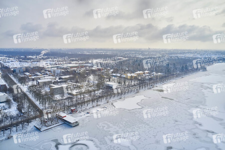 Luftbild vom Maschsee in Hannover