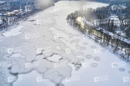 Luftbild vom Maschsee in Hannover