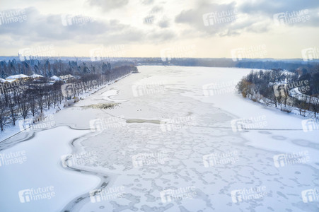 Luftbild vom Maschsee in Hannover