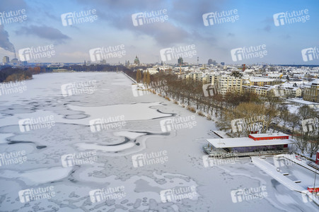 Luftbild vom Maschsee in Hannover